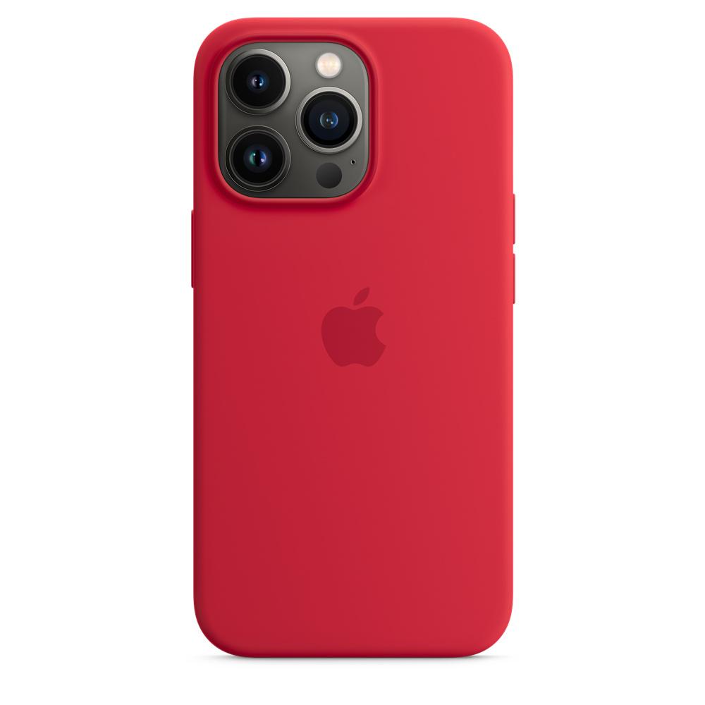 APPLE IPHONE 13 SILICONE CASE MM2C3 RED WITH MAGSAFE