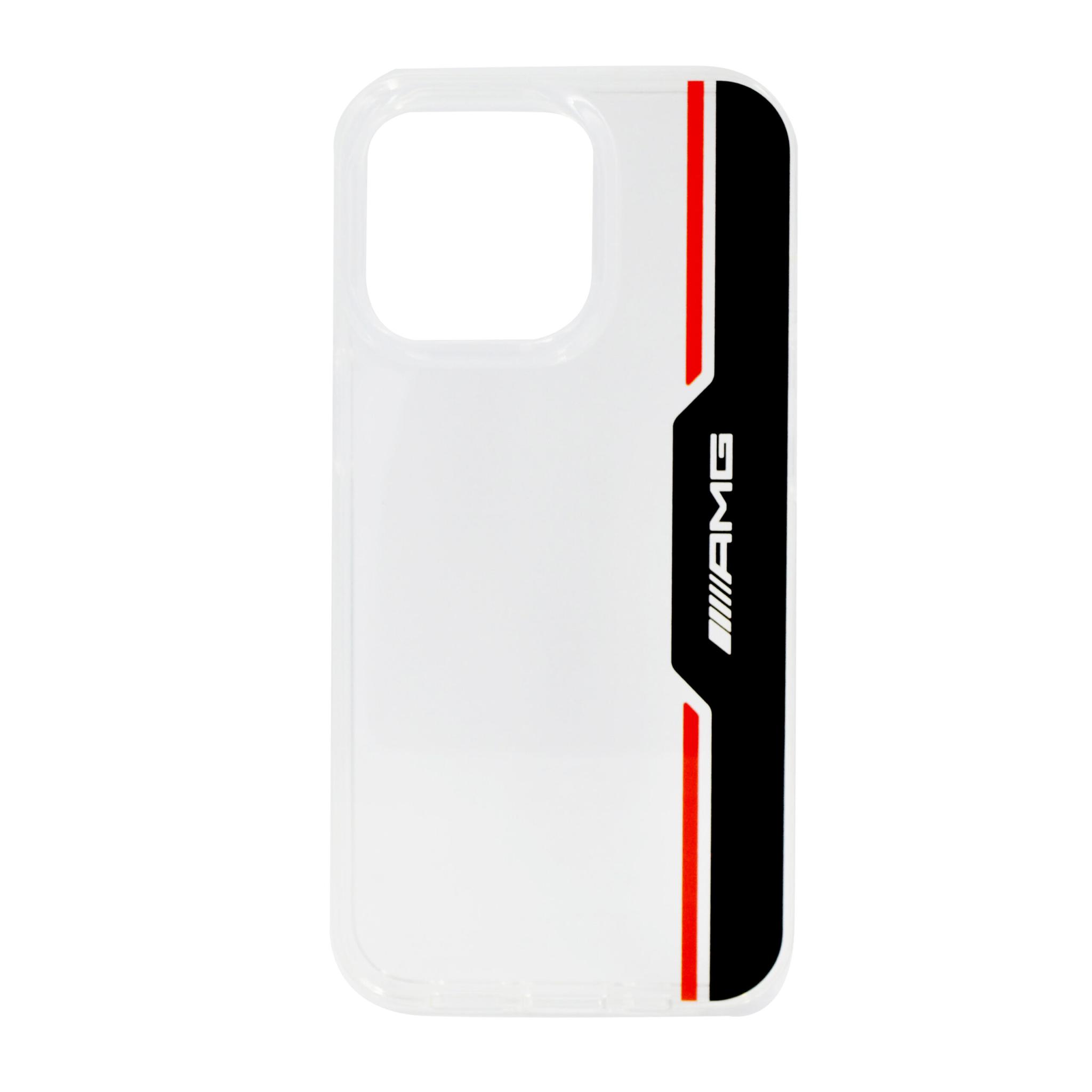 AMG HARD CASE ELECTROPLATED AREA & LINE IPHONE 13 PRO BLACK/RED