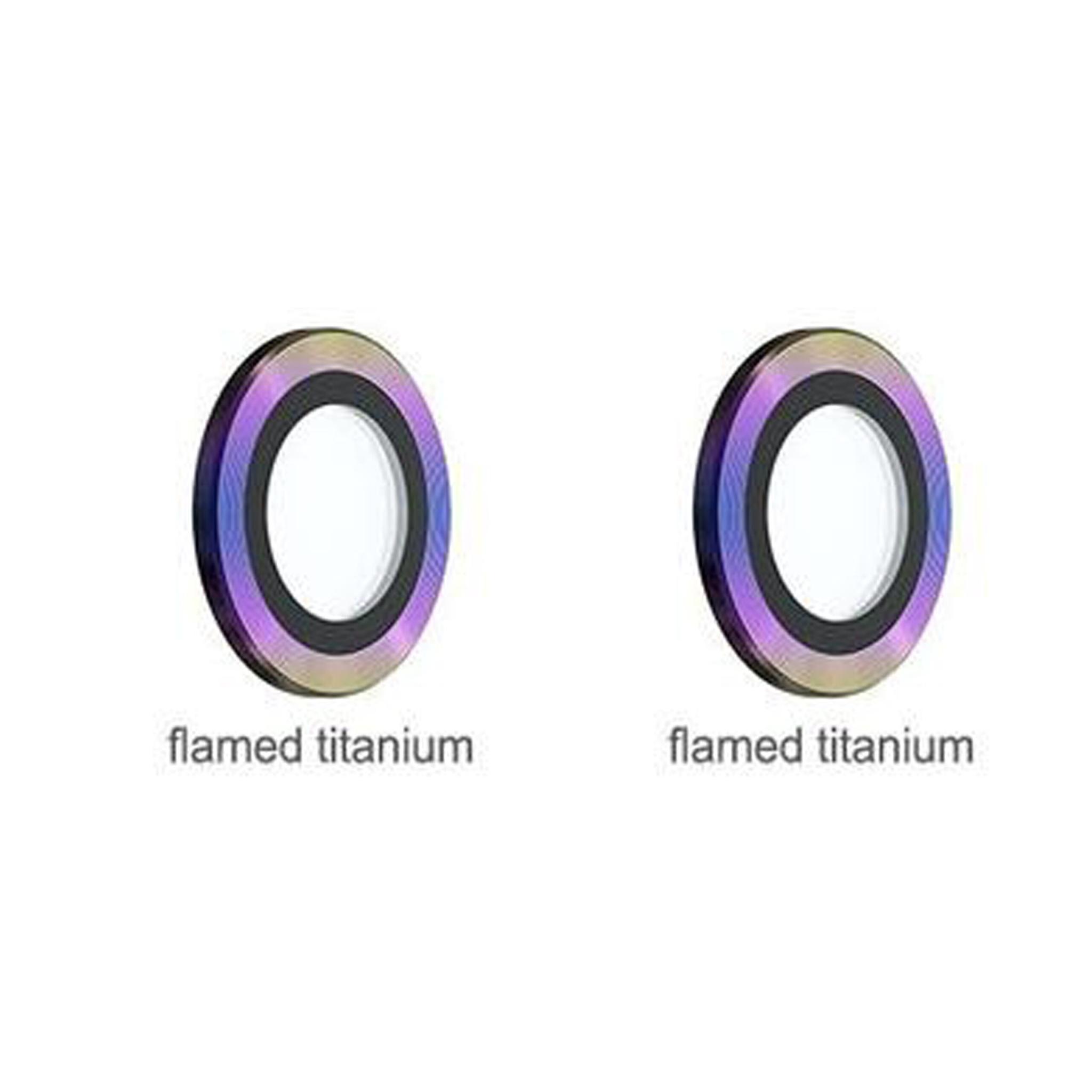 DEVIA GEMSTONE LENS PROTECTOR FOR IPHONE 13 FLAMED TITANIUM