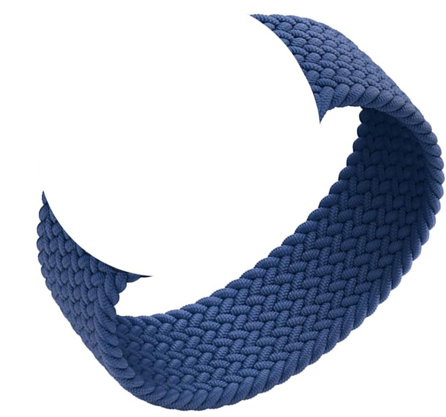 COTEETCL W60 NYLON BRAIDED WATCH BAND 38/40 MM BLUE