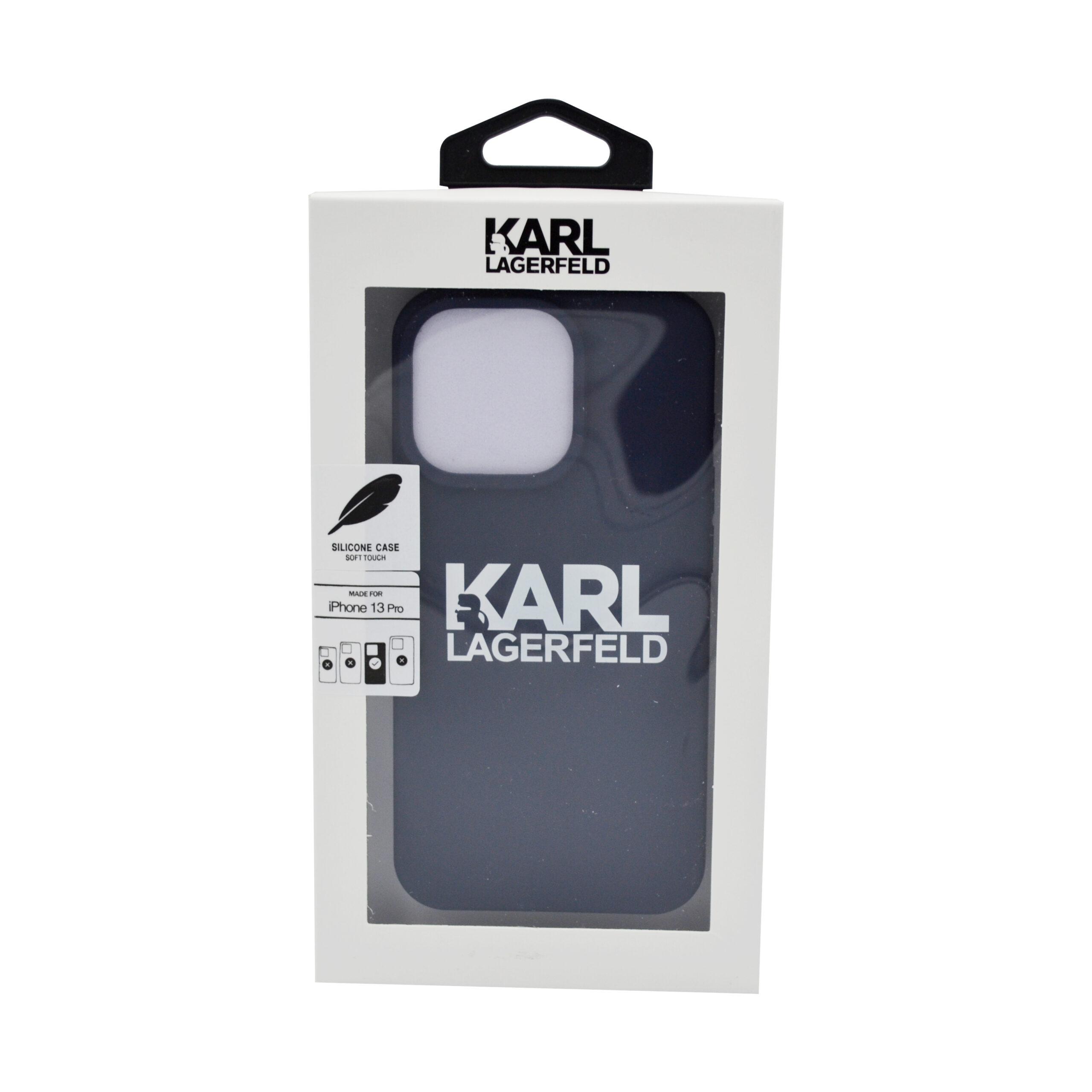 KARL LAGERFELD SILICONE CASE IPHONE 13 PRO BLUE