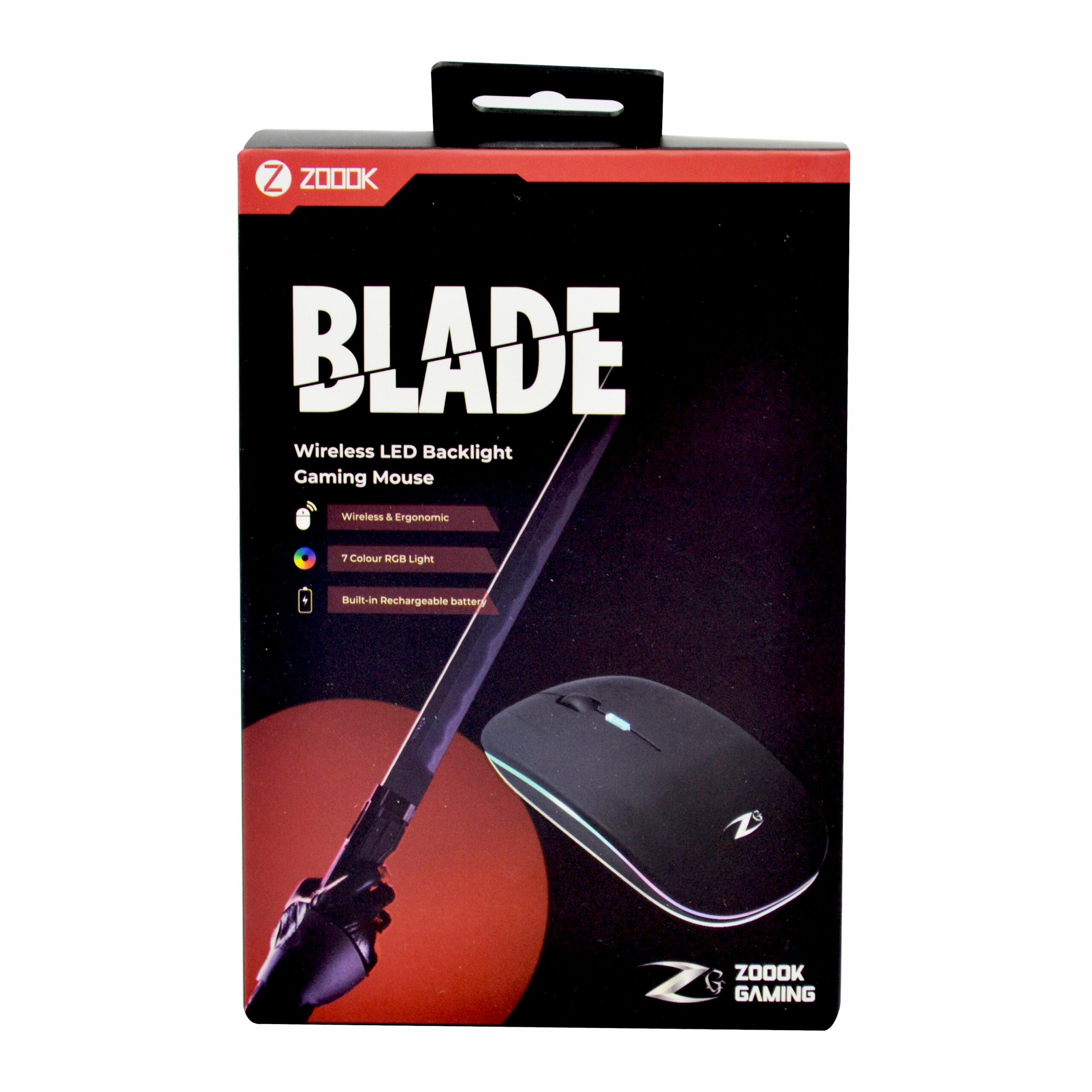 ZOOOK BLADE WIRELESS 2.4GHZ MOUSE BLACK