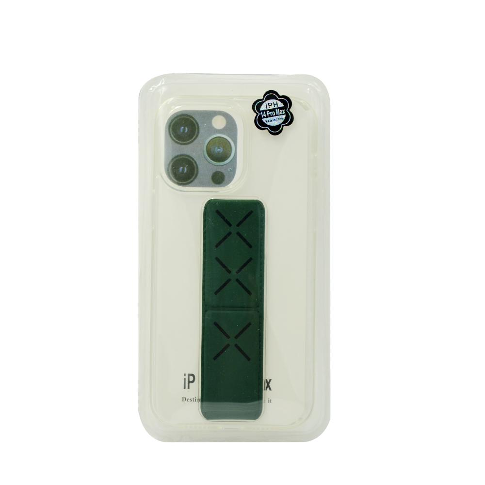 TRANSPARENT BACK COVER GRIP IPHONE 14 PRO BLACK