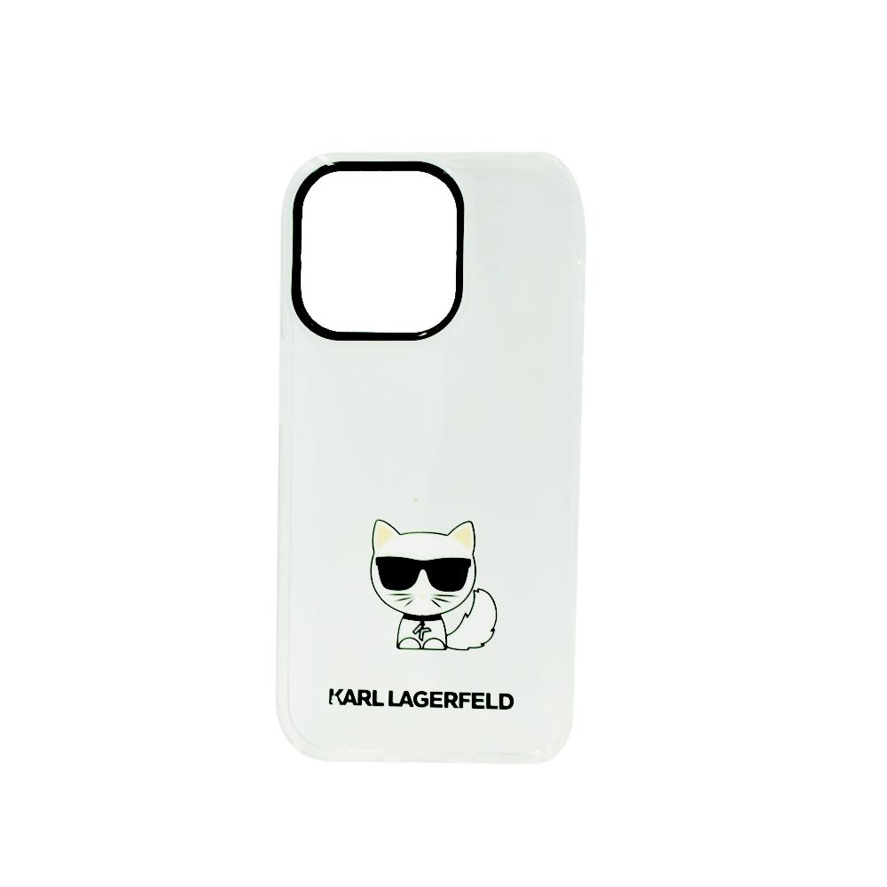 KARL LAGERFELD IML CHOUPETTE BODY HARD CASE FOR IPHONE 14 PRO MAX TRANSPARENT