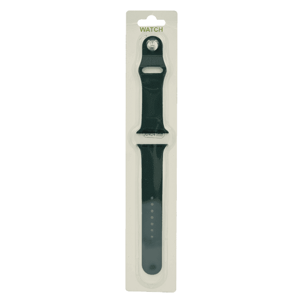 M-WATCH STRAP SILICONE 40MM GREEN