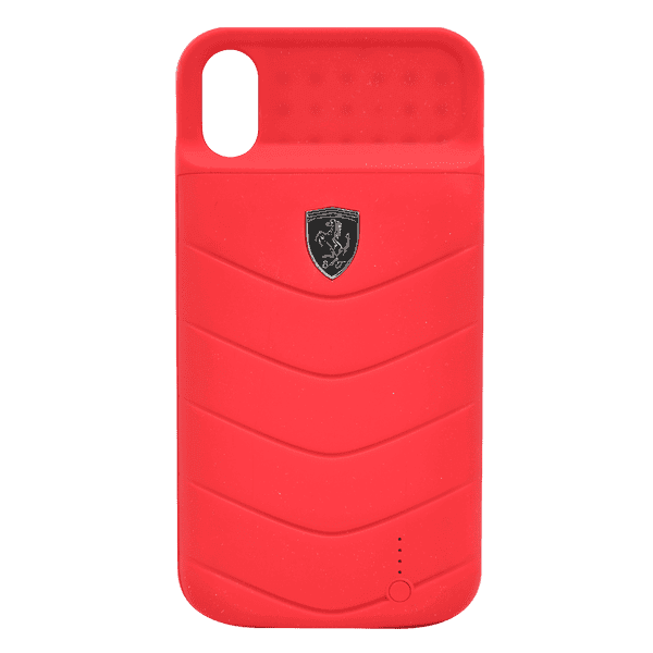 FERRARI FULL COVER POWER CASE IPHONE XR 4000mAh FEOQUPCFCI61RE RED