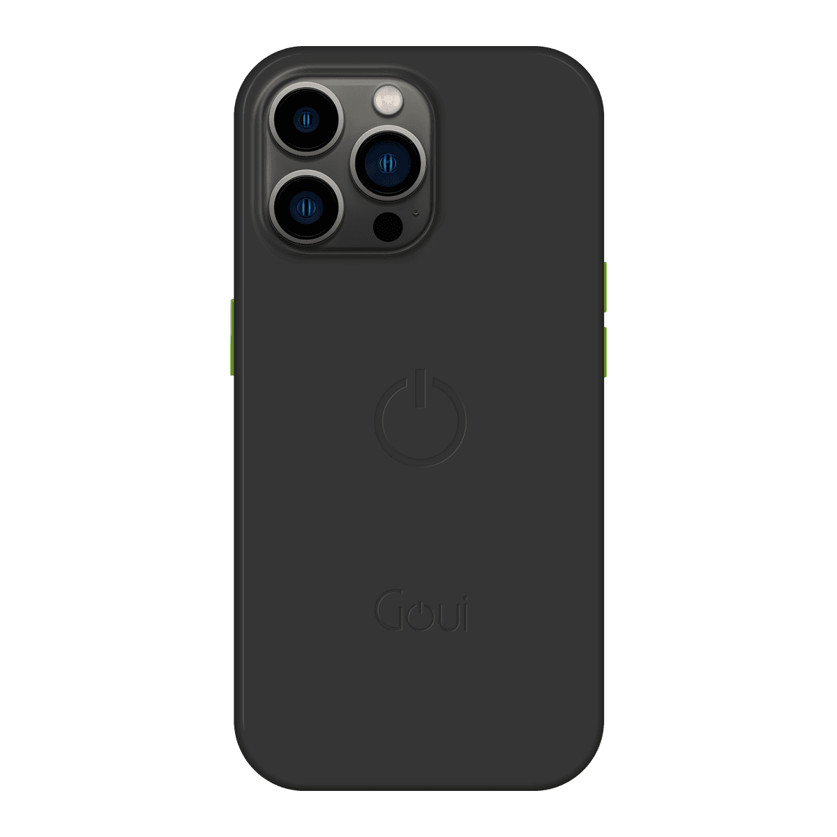GOUI MAGNETIC CASE IPHONE 14 PRO WITH MAGNETIC BARS BLACK STONE