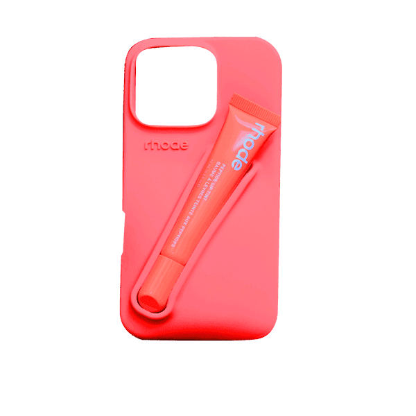 RHODE LIPSTICK SILICONE CASE IPHONE 14/15 PRO MAX RED