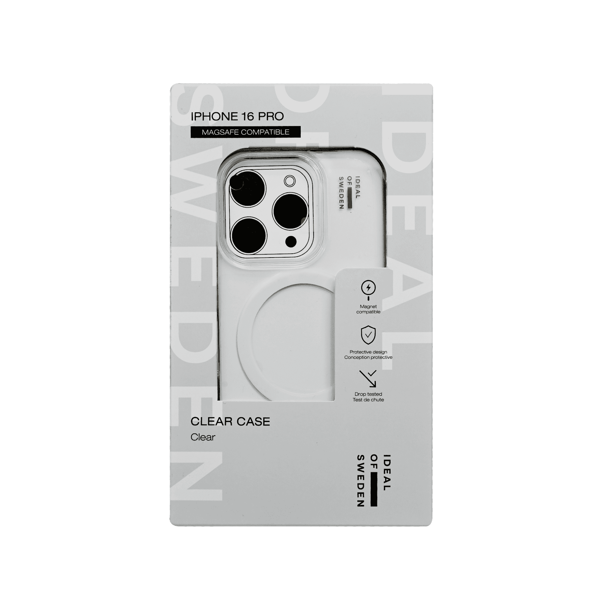 IDEAL OF SWEDEN CLEAR CASE WITH MAGSAFE IPHONE 16 PRO CLEAR