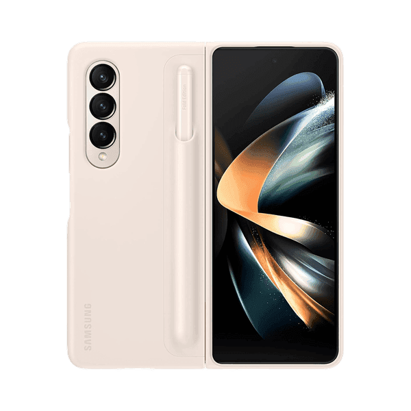 SAMSUNG EF-OPF93P Z FOLD4 STANDING COVER WITH PEN SAND