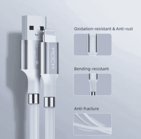 ROCK MAGNETIC DATA CABLE LIGHTNING 0.9M