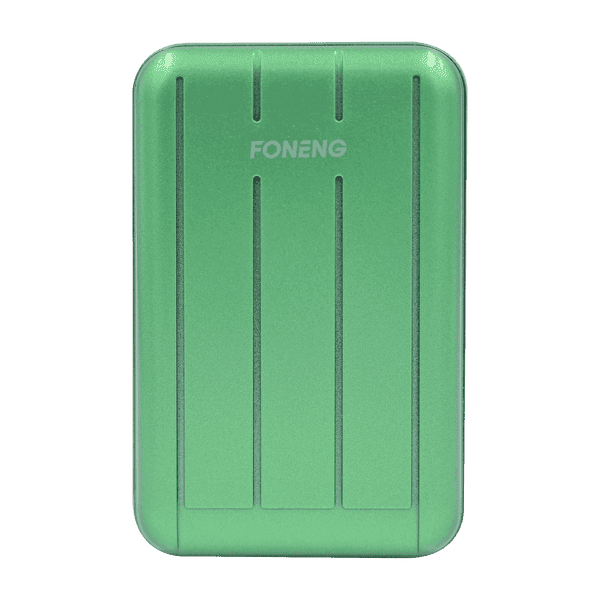 FONENG MAGNETIC WIRELESS POWER BANK 10000 MAH GREEN