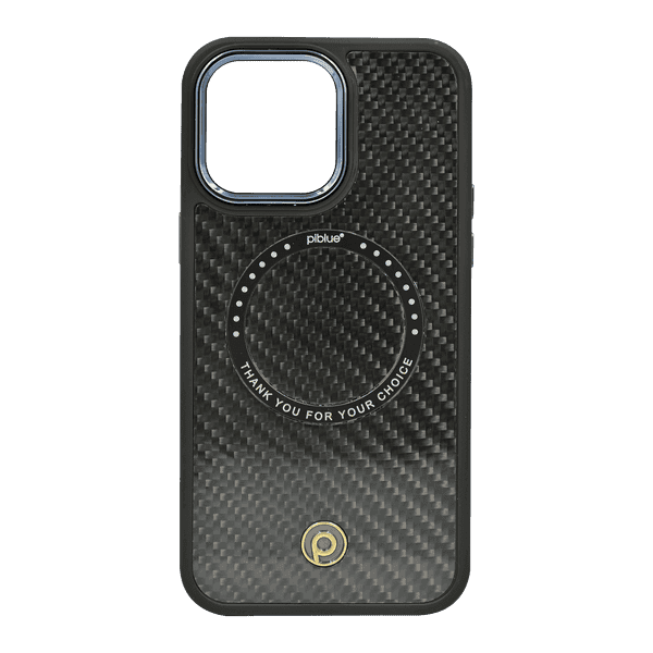 PIBLUE CARBON FIBER MAGNETIC CASE IPHONE 14 PRO MAX BLACK