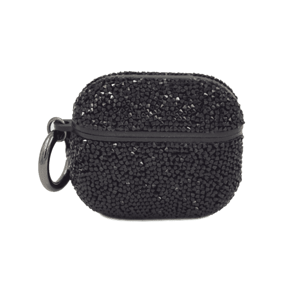 BLING WORLD STONE HARD AIRPODS PRO2 CASE BLACK
