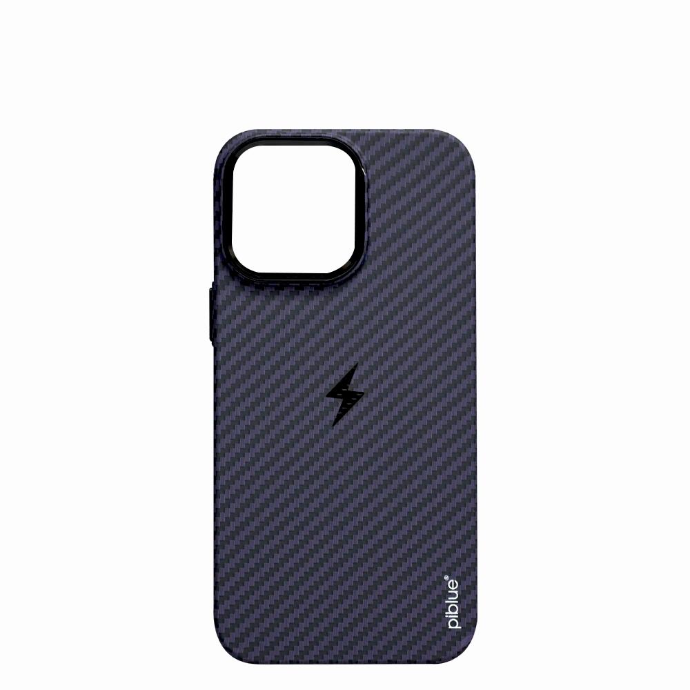 PIBLUE TWILL KEVLAR MAGNETIC IPHONE 14 PRO MAX PURPLE
