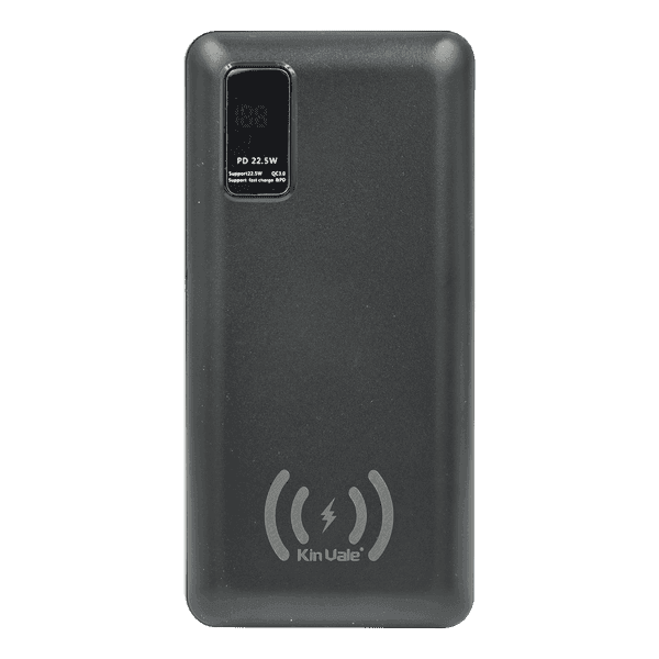 SUCTION 20000mAh POWER BANK WITH DIGITAL DISPLAY BLACK
