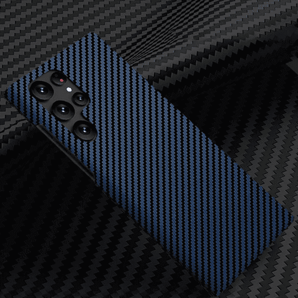 PIBLUE TWILL KEVLAR MAGNETIC CASE GALAXY S24 ULTRA BLUE