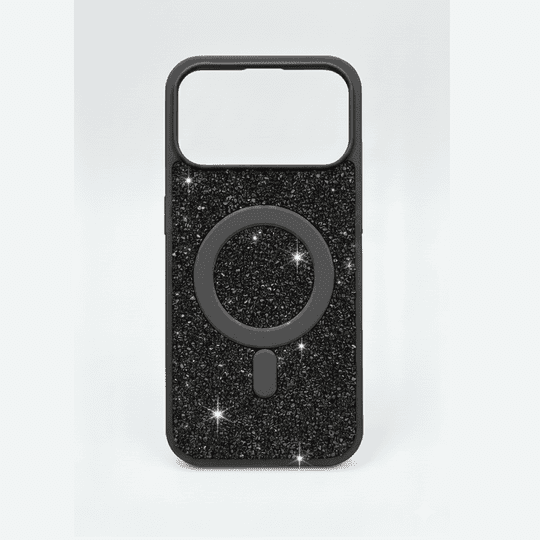 ISAFE BLING MAGSAFE HARD COVER IPHONE 17 PRO MAX BLACK