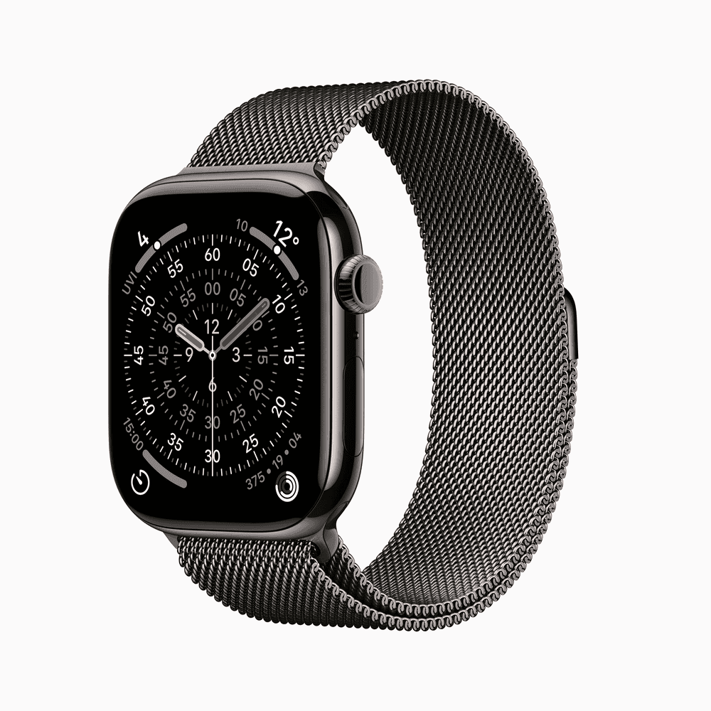 Apple Watch Series 11 GPS + Cellular 46mm Natural Titanium Case with Natural Milanese Loop - M/L