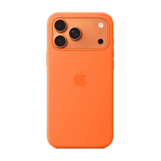 APPLE IPHONE 17 PRO SILICONE CASE WITH MAGSAFE MGFE4ZM/A ORANGE