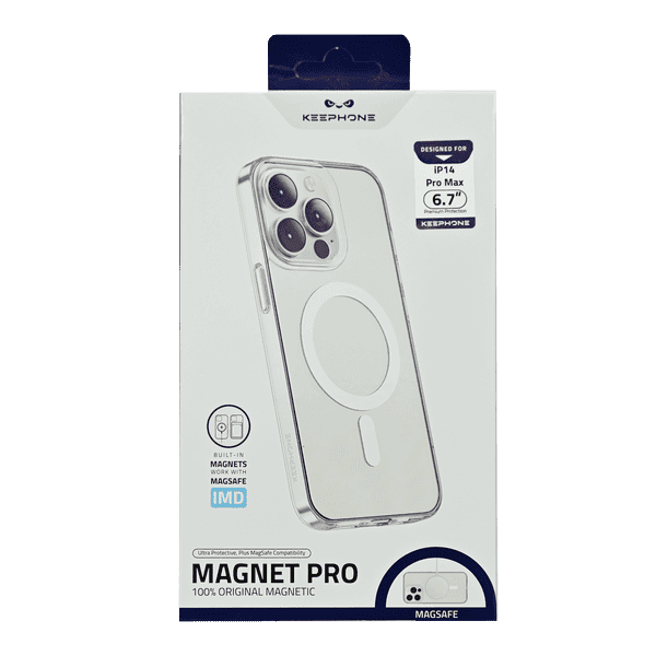 KEEPHONE MAGNETIC CASE IPHONE 14 PRO MAX TRANSPARENT