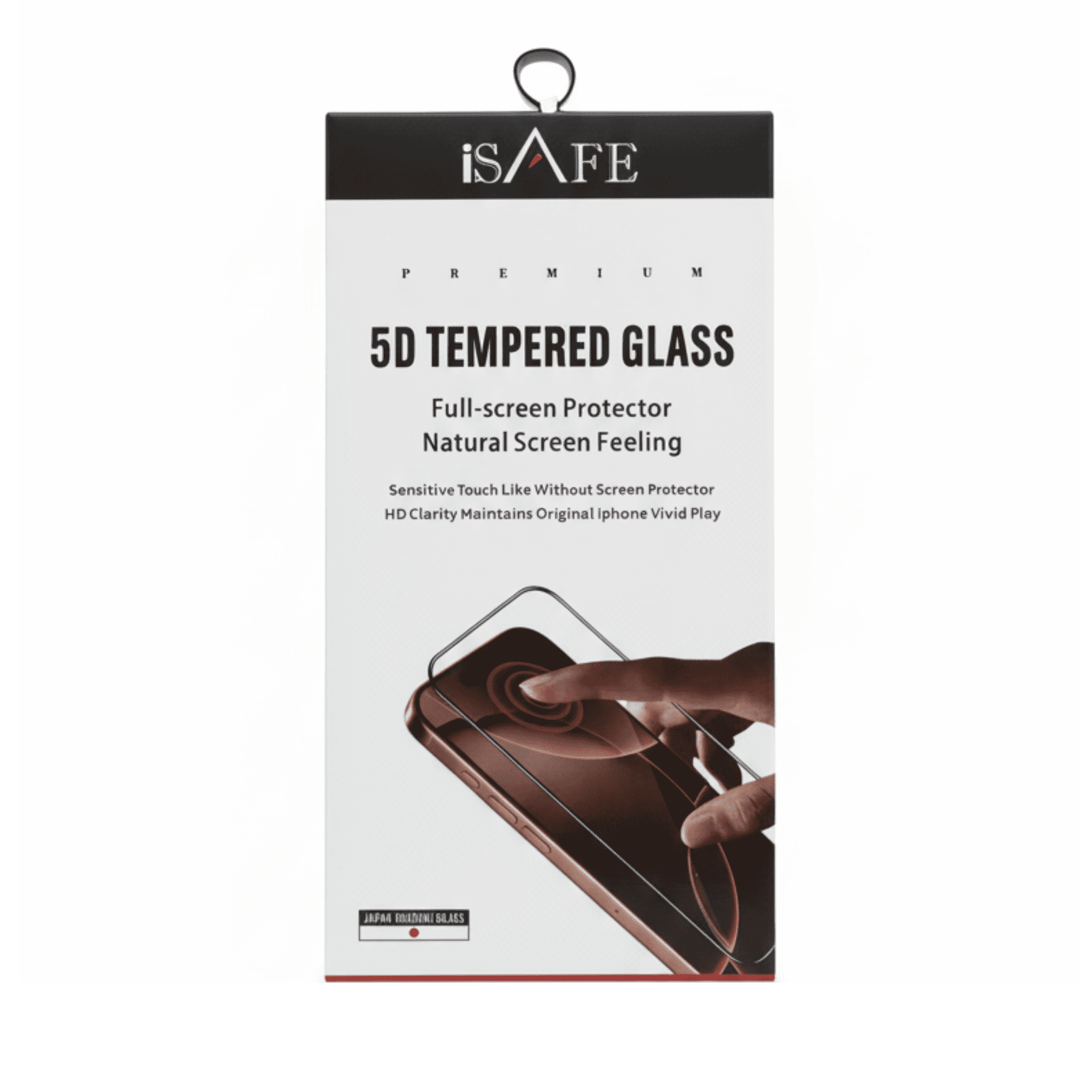 ISAFE 5D TEMPERED GLASS FULL SCREEN PROTECTOR IPHONE 17 PRO