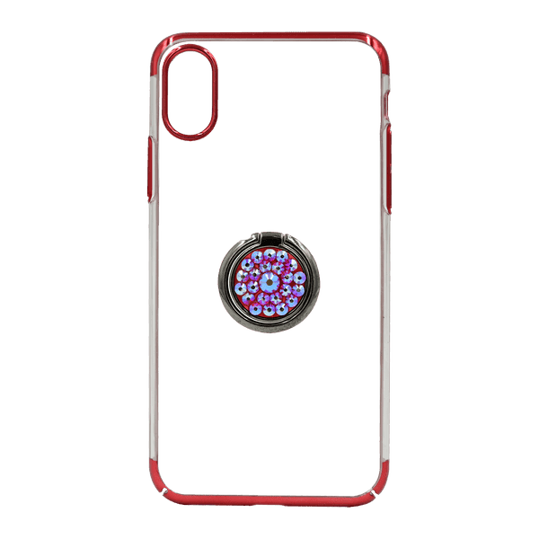 BLING BALLY RING CASE IPHONEX RED